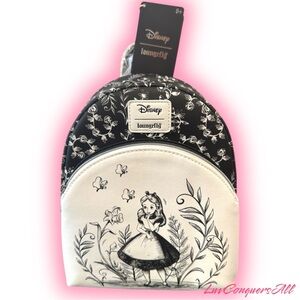 Loungefly Disney Alice In Wonderland Floral Mini Backpack